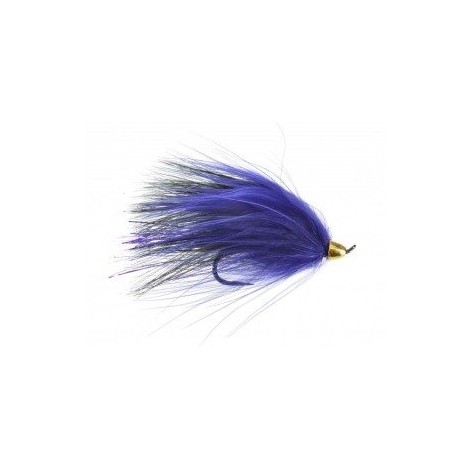 Marabou Conehead Black Purple