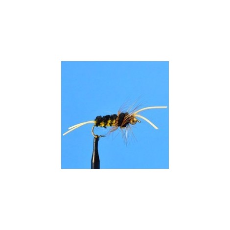 Tungsten Bead Head Bitch Creek  Yellow Black
