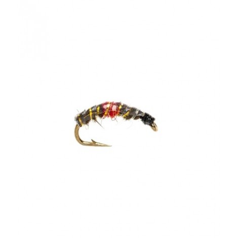 Slim Czech Nymph Dark Olive and Red